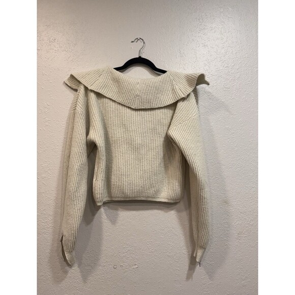 For Love & Lemons Ryan Sweater Size Large Color Crème /ivory/ White - Picture 3 of 10